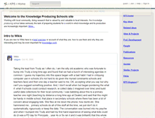 Tablet Screenshot of kps.wikispaces.com