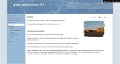 Desktop Screenshot of gregorypetershistory112.wikispaces.com