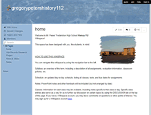 Tablet Screenshot of gregorypetershistory112.wikispaces.com