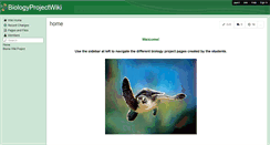 Desktop Screenshot of biologyprojectwiki.wikispaces.com