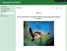 Tablet Screenshot of biologyprojectwiki.wikispaces.com