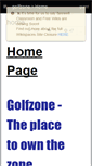 Mobile Screenshot of golfzone.wikispaces.com
