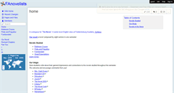 Desktop Screenshot of fanovelists.wikispaces.com