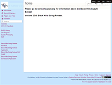 Tablet Screenshot of bhsuzuki.wikispaces.com