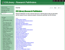 Tablet Screenshot of cislibrary.wikispaces.com