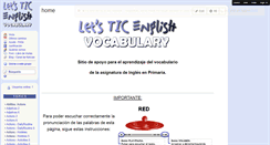 Desktop Screenshot of letsticenglish-voc.wikispaces.com