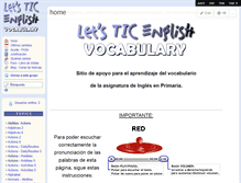Tablet Screenshot of letsticenglish-voc.wikispaces.com
