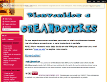 Tablet Screenshot of creandowikis.wikispaces.com
