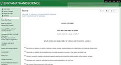 Desktop Screenshot of enyfamathandscience.wikispaces.com