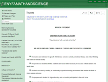 Tablet Screenshot of enyfamathandscience.wikispaces.com