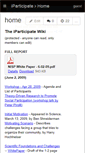Mobile Screenshot of iparticipate.wikispaces.com