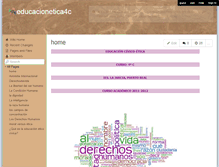 Tablet Screenshot of educacionetica4c.wikispaces.com