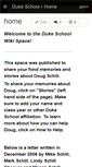 Mobile Screenshot of duke-school.wikispaces.com