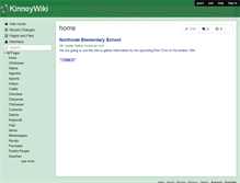 Tablet Screenshot of kinneywiki.wikispaces.com