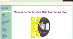 Desktop Screenshot of kobookreviews.wikispaces.com