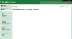 Desktop Screenshot of gacselemmedia.wikispaces.com
