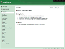 Tablet Screenshot of leveltoos.wikispaces.com