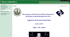 Desktop Screenshot of eticaydesarrollo2.wikispaces.com