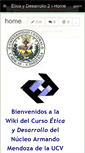 Mobile Screenshot of eticaydesarrollo2.wikispaces.com