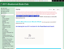 Tablet Screenshot of 2011-bluebonnet-book-club.wikispaces.com