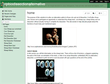 Tablet Screenshot of cpbiodissectionalternative.wikispaces.com