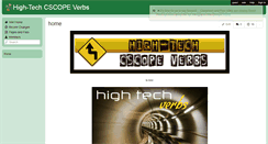 Desktop Screenshot of hightechcscopeverbs.wikispaces.com