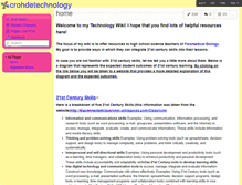 Tablet Screenshot of crohdetechnology.wikispaces.com