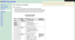 Desktop Screenshot of edp136-journal.wikispaces.com