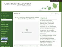 Tablet Screenshot of forestfarmpeacegarden.wikispaces.com