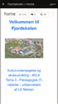 Mobile Screenshot of fjordskolen.wikispaces.com