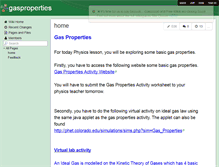 Tablet Screenshot of gasproperties.wikispaces.com