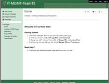 Tablet Screenshot of it-mgmt-team15.wikispaces.com