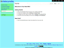 Tablet Screenshot of historyrocks.wikispaces.com