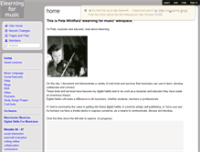 Tablet Screenshot of elearningformusic.wikispaces.com