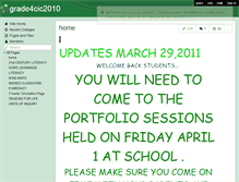 Tablet Screenshot of grade4cic2010.wikispaces.com