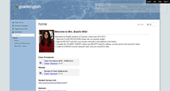 Desktop Screenshot of goadenglish.wikispaces.com