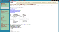 Desktop Screenshot of communitybookdiscussion2010-2011.wikispaces.com