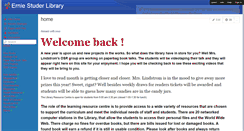Desktop Screenshot of erniestuderlibrary.wikispaces.com