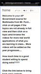 Mobile Screenshot of bkfordgovernment.wikispaces.com