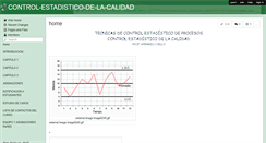Desktop Screenshot of control-estadistico-de-la-calidad.wikispaces.com