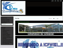 Tablet Screenshot of icpwiki.wikispaces.com