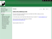 Tablet Screenshot of dpcdsb-nspire.wikispaces.com
