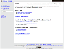 Tablet Screenshot of gwhs.wikispaces.com