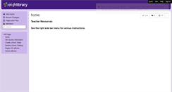 Desktop Screenshot of el-jhlibrary.wikispaces.com