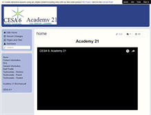 Tablet Screenshot of academy21.wikispaces.com