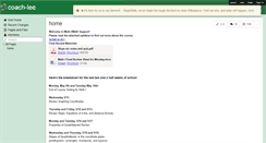 Desktop Screenshot of coach-lee.wikispaces.com