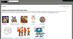 Desktop Screenshot of cabellcountyteachers.wikispaces.com