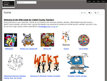 Tablet Screenshot of cabellcountyteachers.wikispaces.com