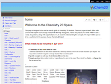 Tablet Screenshot of chem20.wikispaces.com