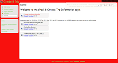 Desktop Screenshot of grade8trip.wikispaces.com